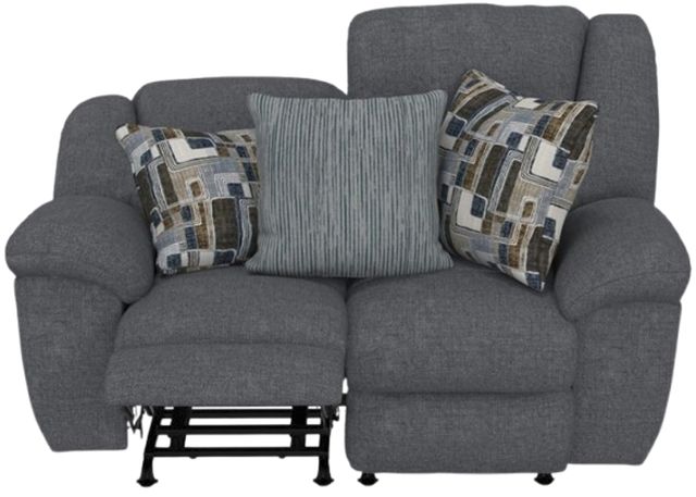 Catnapper Trifecta Smoke Manual Rocking Reclining Loveseat-4