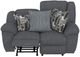 Catnapper Trifecta Smoke Manual Rocking Reclining Loveseat-4