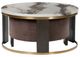 Signature Design by Ashley® Jazmore Brass/Brown Nesting Cocktail Table -2