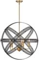 Uttermost® Spherical Dark Bronze Pendant-0