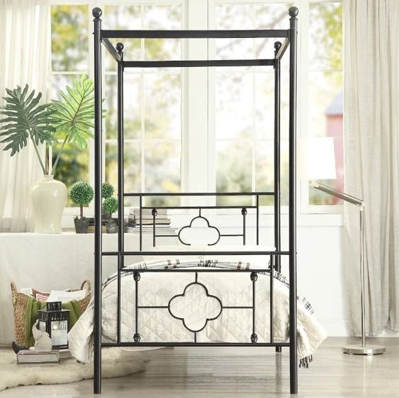 Homelegance® Hosta Black Youth Twin Platform Bed-1