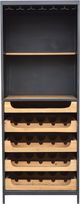 Moe's Home Collection Chef's Natural Teak Wine Bar-1