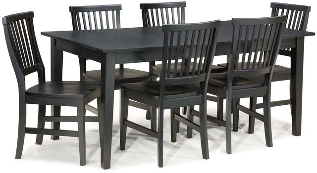 homestyles® Arts & Crafts 7-Piece Black Dining Set-0