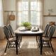Liberty Furniture Carolina Crossing 5-Piece Antique Honey/Black Dining Table Set-1
