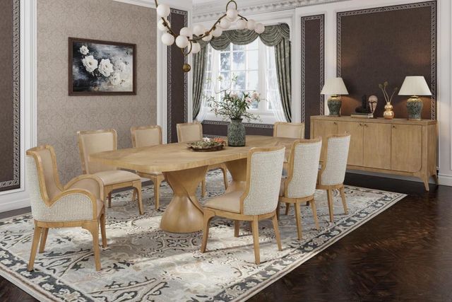 Bernards Tapestry Beige Upholstered Side Chair-1