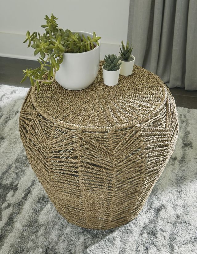 Signature Design by Ashley® Dewington Light Brown Stool-4