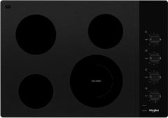 Whirlpool® 30" Black Electric Cooktop