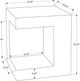 Monarch Specialties Inc. Grey Accent Table -1