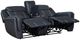 Homelegance® Littleton Blue Double Glider Power Reclining Loveseat-4