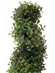 A & B Home Green 4' Artificial Spiral Boxwood Topiary-4