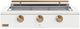 Caliber™ Rockwell Social 3-Burner Matte White Built-In Liquid Propane Grill with Gold Hardware-0