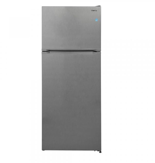 Danby 28" 14.3 Cu. Ft. Stainless Steel Frost Free Freestanding Top Freezer Refrigerator-0