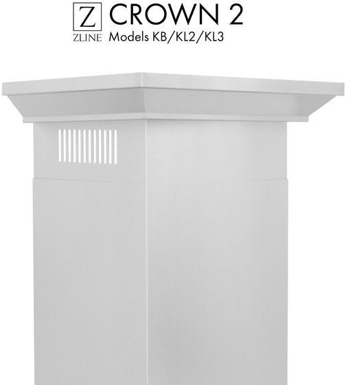 ZLINE Stainless Steel Crown Molding-2