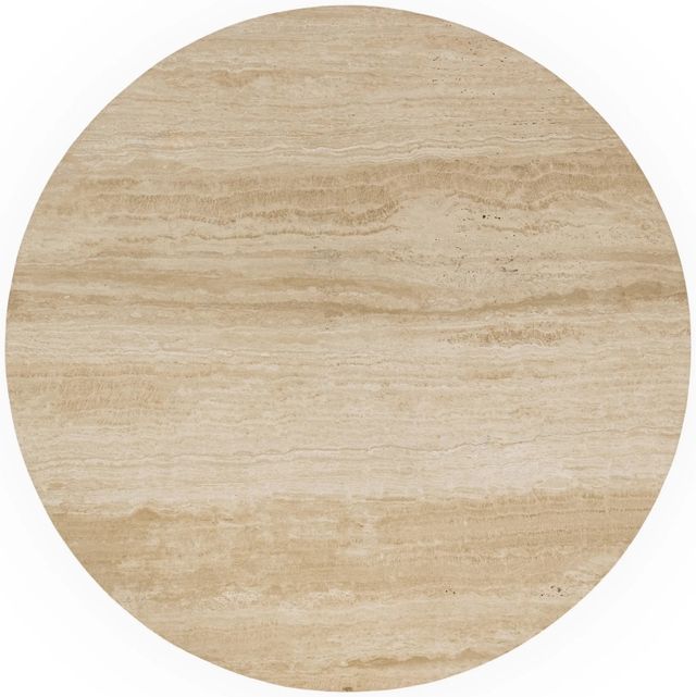 Classic Home Idella Tan Travertine Coffee Table-4