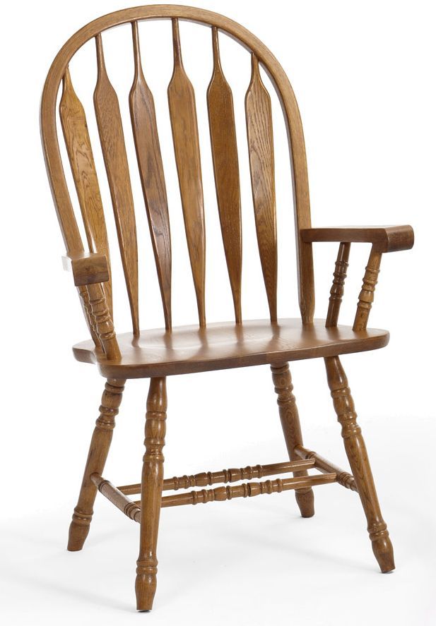 Intercon Classic Oak Chestnut Dining Room Arm Chair-0