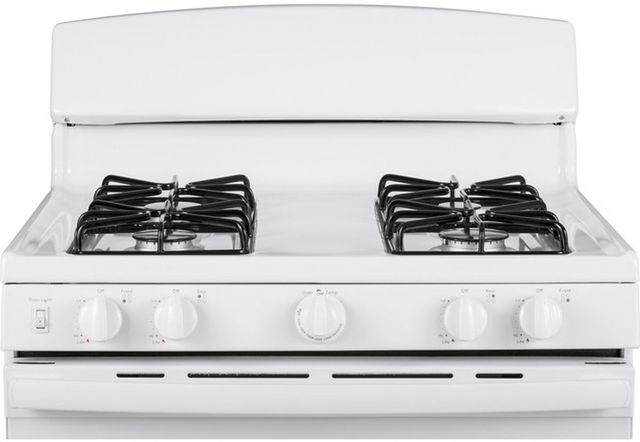 GE® 30" White Freestanding Gas Range-4