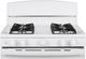 GE® 30" White Freestanding Gas Range-5