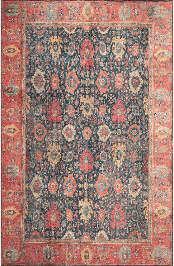 KAS Rugs London Navy Luna 5'x8' Area Rug-0