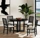 Elements International Bahama 5-Piece Black/White Dining Set-5