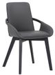 Armen Living Greisen Gray Dining Swivel Chairs-1