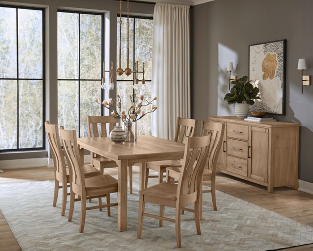 Artisan & Post by Vaughan-Bassett Dovetail Bleached White 60'' Friendship Dining Table-1