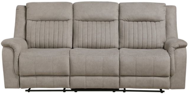 Homelegance® Dean Dove Double Manual Reclining Sofa-2