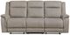 Homelegance® Dean Dove Double Manual Reclining Sofa-2