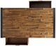 Jofran Inc. Loftworks Black/Brown 2-Drawer Coffee Table -2
