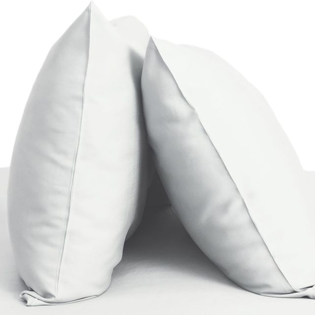 Cariloha Resort 2-Piece Bamboo Viscose White Standard Pillow Case Set-1