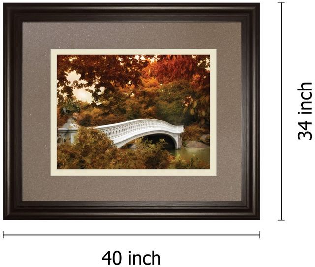 Classy Living Tom Reeves Bow Bridge Framed Wall Art-1