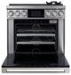 Dacor® 36" Silver Stainless Pro Style Dual Fuel Range-1