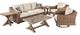 Signature Design by Ashley® Beachcroft 5 Piece Outdoor Conversational Set-0