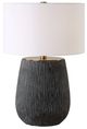 Uttermost® Americana Aged Black Table Lamp-0