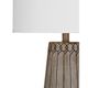 Bassett Mirror Harper Light Wood Table Lamp-1