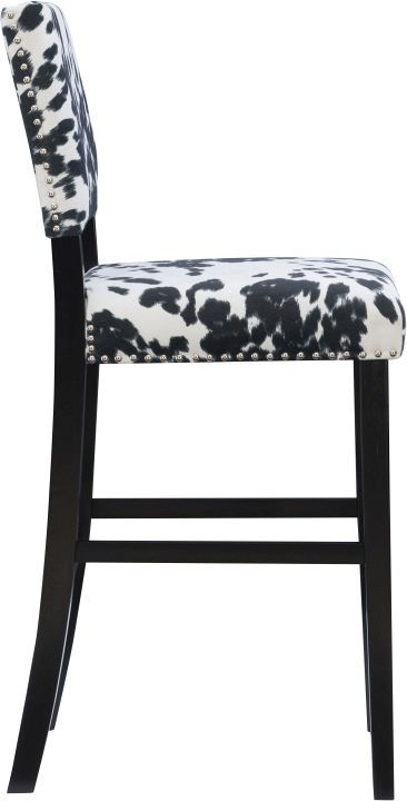 Linon Corey Black Bar Stool-4