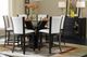 Homelegance® Daisy White/Espresso Counter Height Chair-1