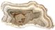 A & B Home Tomas Gray/White Hand-Carved Striated Onyx Bowl-0