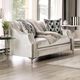 Furniture of America® Elicia 2-Piece Silver/Black Living Room Set-3