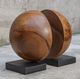 Uttermost® Teak and Noir 2-Piece Natural Bookend Set-3