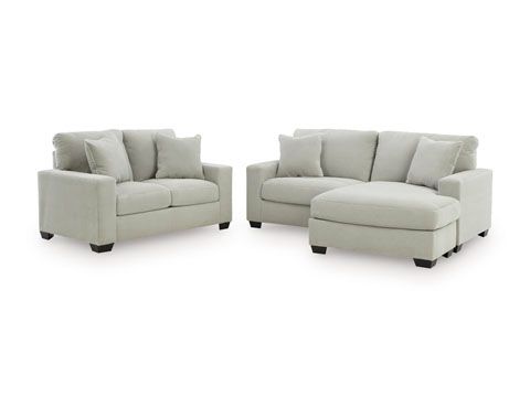 Signature Design by Ashley® Greenbriar Smoke Chaise Sofa-3