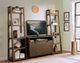 Riverside Furniture Perspectives Brushed Acacia Leaning Bookcase-1