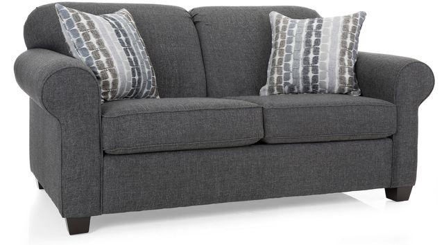 Decor-Rest® Furniture LTD 2455 Grey Double Sofa Sleeper-0