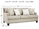 Benchcraft® Claredon Linen Sofa-2