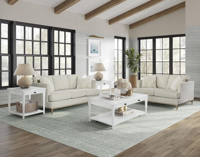Bernards Citrus Heights White End Table-1