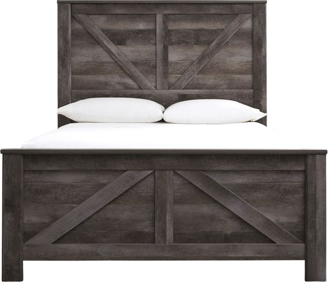 Signature Design by Ashley® Wynnlow Gray Queen Crossbuck Panel Footboard-2