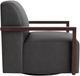 Bassett® Furniture Customizable Creswell Leather Swivel Chair-2