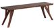 Porter International Designs Portola Walnut Dining Bench-0