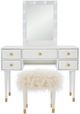 Linon Cammie 2-Piece White Vanity Mirror Set-2
