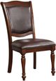 Furniture of America® Sylvana 9-Piece Brown Cherry Dining Table Set-4
