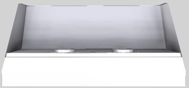 Vent-A-Hood® Designer Series 66" White Wall Mounted Range Hood-2